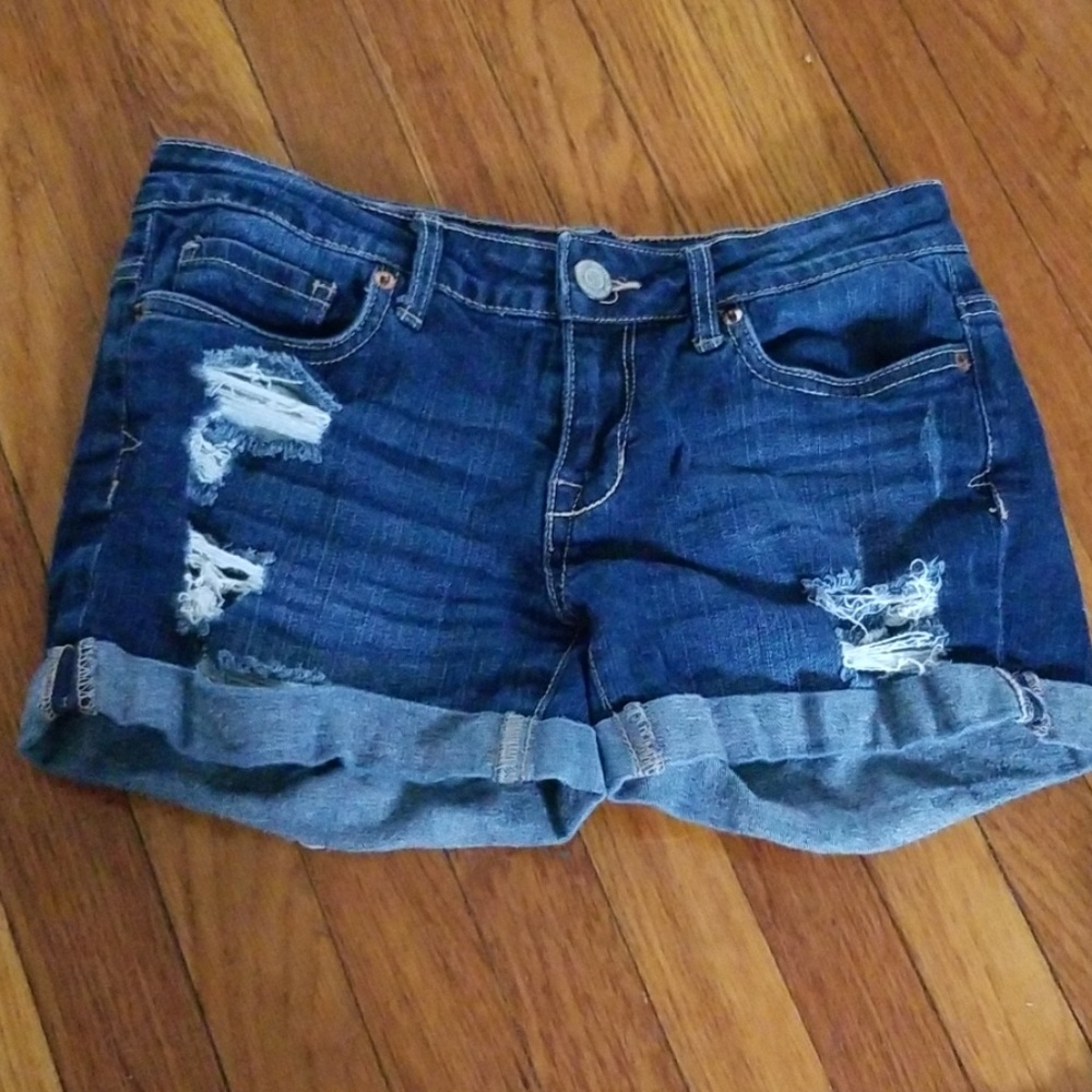 2 Distressed Jean shorts